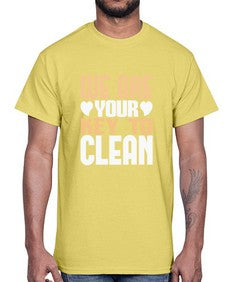 We are your key to clean Style 463#- cleaner- Cotton Tee