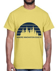 Where Innovation Exist 3#- internet- Cotton Tee