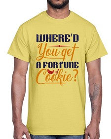 Whered you get that from a fortune cookie 165#- chess- Cotton Tee