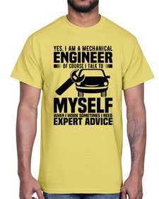 Yes I Am A Mechanical Style 1671#- engineer- Cotton Tee