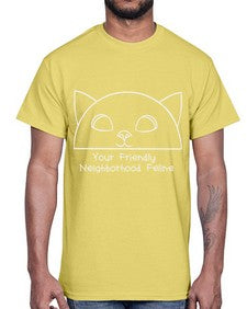 Your Friendly Neighborhood- cats- Cotton Tee