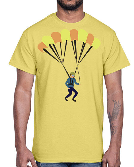 all in one 08#- parachute- Cotton Tee
