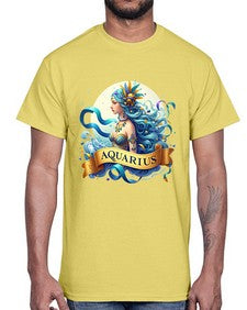 aquarius 84#- aquarius- Cotton Tee