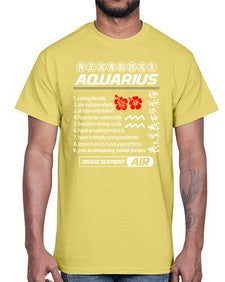 aquarius 85#- aquarius- Cotton Tee