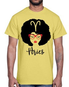aries 122#- aries- Cotton Tee