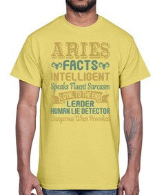 aries 123#- aries- Cotton Tee