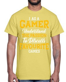 as a gamer understan the passion 61#- video games- Cotton Tee