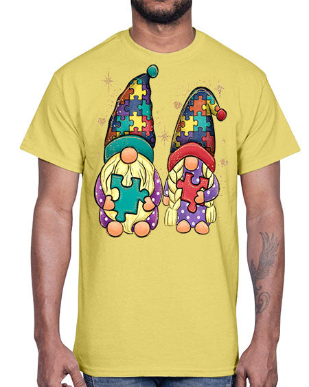 autism gnomes- autism- Cotton Tee