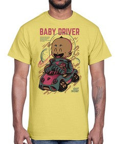 baby driver hnm 245#- art pop art- Cotton Tee