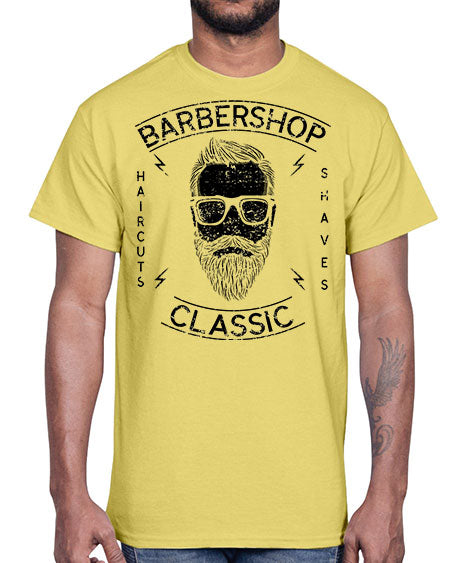 barber shop classic588#- barber- Cotton Tee