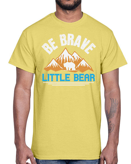 be brave little bear 23#- bears - animals- Cotton Tee