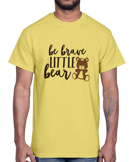 be brave little bear png 29#- bears - animals- Cotton Tee