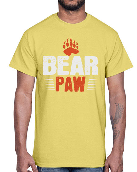 bear paw 39#- bears - animals- Cotton Tee