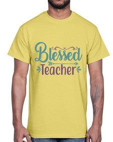 blessed teacher 631#- teacher- Cotton Tee