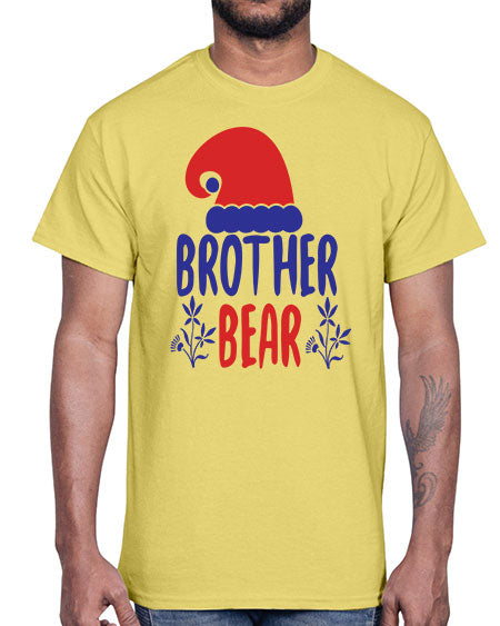 brother bear 67#- bears - animals- Cotton Tee