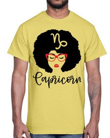 capricorn 199#- capricorn- Cotton Tee
