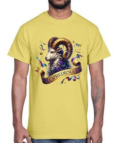 capricorn 209#- capricorn- Cotton Tee