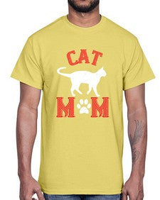 cat mom Style 35#- cats- Cotton Tee