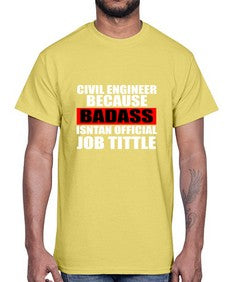 civil engineer 656#- engineer- Cotton Tee