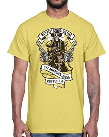 cowboy 351#- western- Cotton Tee