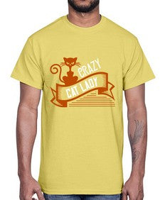crazy cat lady Style 43#- cats- Cotton Tee