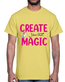 create your own magic 86#- unicorn- Cotton Tee