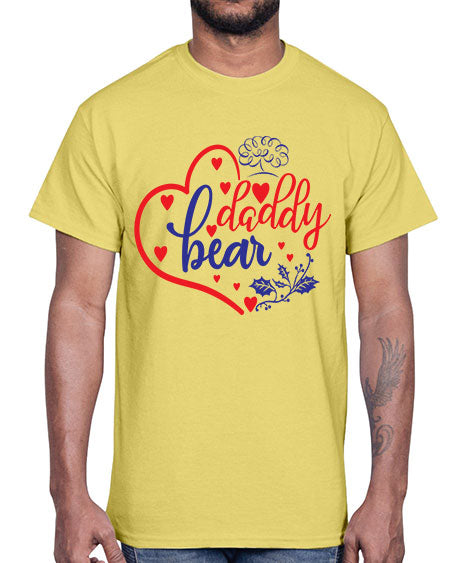 daddy bear 83#- bears - animals- Cotton Tee