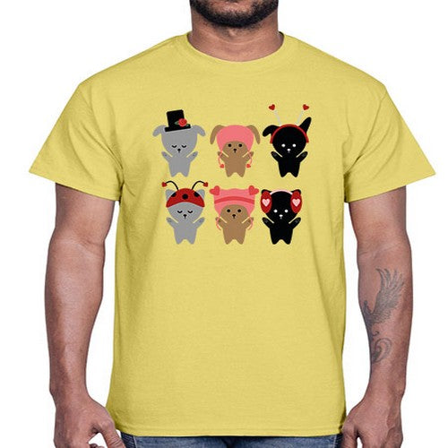 dogs 138#- dogs- Cotton Tee