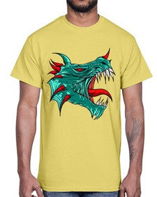 dragon 174#- dragon- Cotton Tee