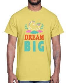 dream big 102#- unicorn- Cotton Tee