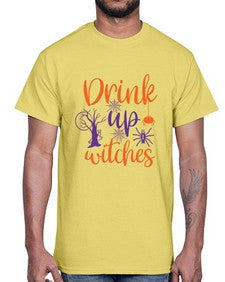 drink up witches 40#- witch- Cotton Tee