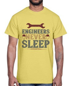 engineers never sleep Style 149#- engineer- Cotton Tee