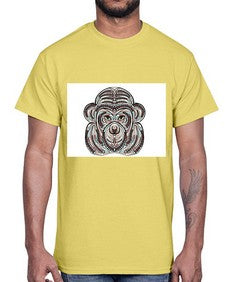 ethnic monkey 431#- mandala- Cotton Tee