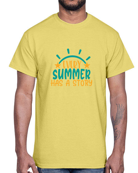 every summer has a story story Style 107#- summer- Cotton Tee