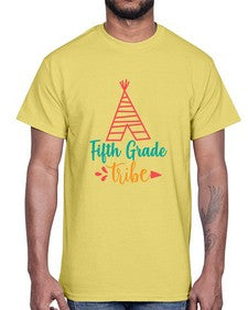 fifth grade tribe 96#- fifth grade- Cotton Tee
