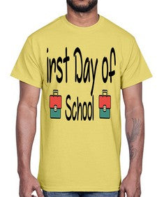 first Day of School 112#- last day of school- Cotton Tee