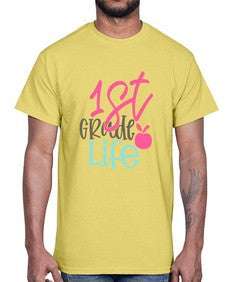 first grade design 121#- first grade- Cotton Tee