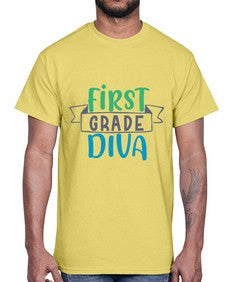 first grade divaa 129#- first grade- Cotton Tee
