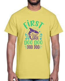 first grade doo doo 132#- first grade- Cotton Tee
