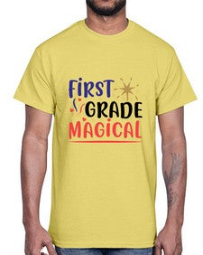 first grade magical 149#- first grade- Cotton Tee
