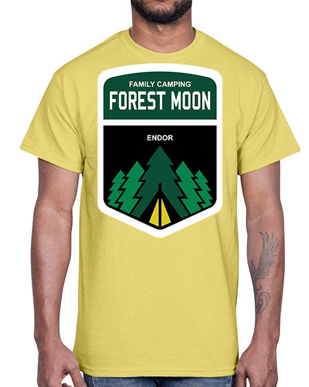 forest moon 8#- moon- Cotton Tee