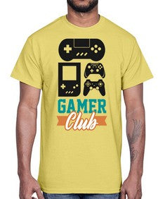 gamer club 85#- video games- Cotton Tee