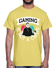 gaming is not a crime 97#- video games- Cotton Tee