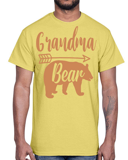 grandma bear 121#- bears - animals- Cotton Tee