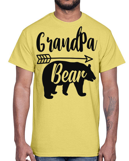 grandpa bear 131#- bears - animals- Cotton Tee