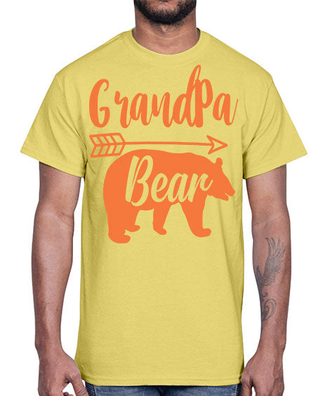 grandpa bear 133#- bears - animals- Cotton Tee