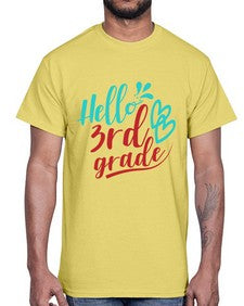 hallo third grade 231#- third grade- Cotton Tee