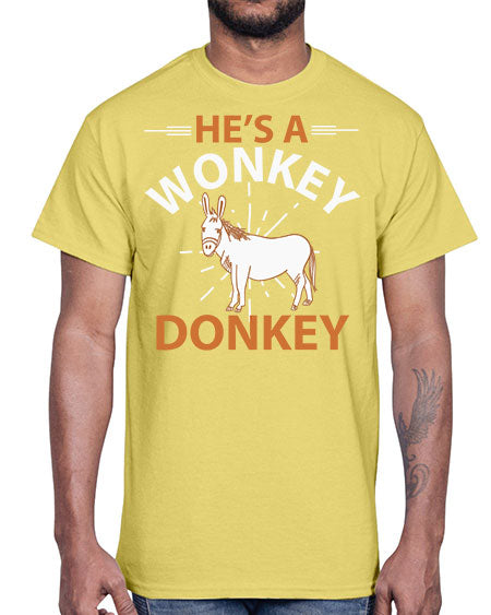 he’s a wonky donkey Style 4#- donkey- Cotton Tee