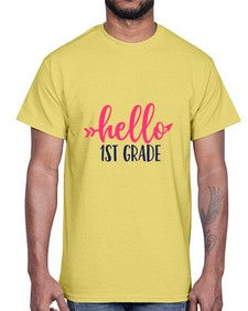 hello first grade 270#- first grade- Cotton Tee