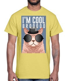 im cool bro 637#- art pop art- Cotton Tee